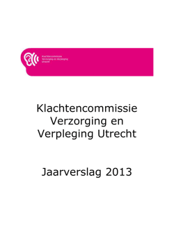 Jaarverslag 2013 webversie