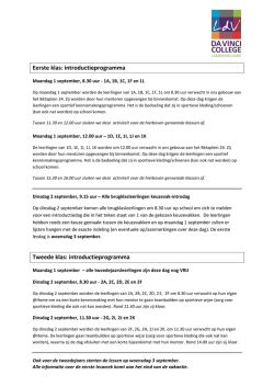 Informatiepakket 2014-2015