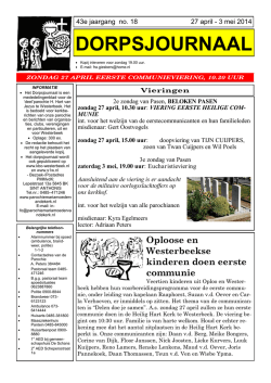 DORPSJOURNAAL - Samen1Westerbeek