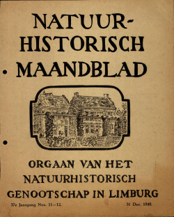 1948-11 12 - Natuurhistorisch Genootschap in Limburg