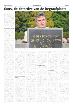 Guus, de detective van de begraafplaats