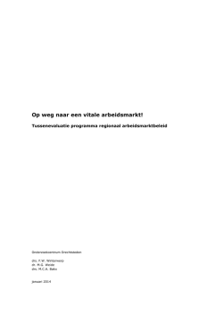 rapport tussenevaluatie arbeidsmarktbeleid_DEF