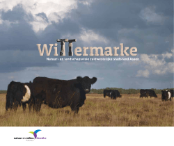 Visie Wittermarke - Natuur en Milieufederatie Drenthe