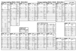 Groeps indeling DKIJV / DVIJC 2013
