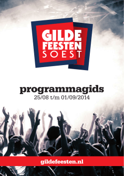 programmagids - Gildefeesten Soest