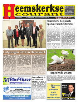 Lintjesregen 2014 in Heemskerk