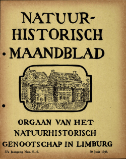 1948-05 06 - Natuurhistorisch Genootschap in Limburg