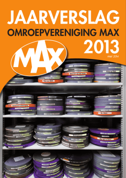 Jaarverslag 2013