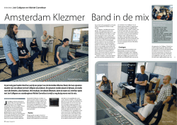 Amsterdam Klezmer Band in de mix