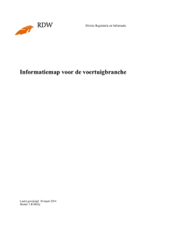 Informatiemap voor de voertuigbranche pdf, 478kb