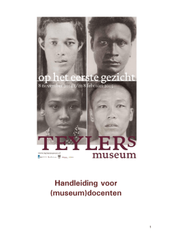 Docentenhandleiding Op het eerste gezicht