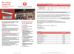 HX Productoverzicht Data Sheet