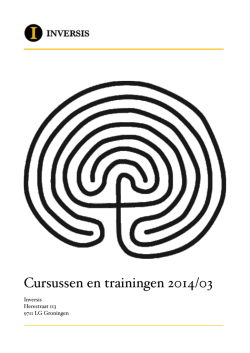 Inversis cursussen en trainingen 201403