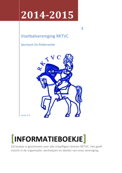 Informatieboekje 2014-2015