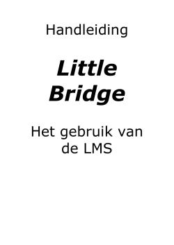 Little Bridge LMS handleiding