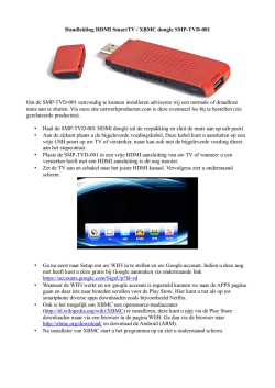 Handleiding installatie Netflix en XBMC