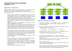Imperatief Programmeren werkcollege Hoofdstuk 13:1-3