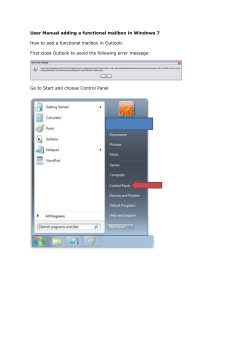 User Manual adding a functional mailbox in Windows 7 How to add