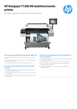 HP Designjet T1200 HD multifunctionele printer
