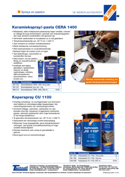 Keramiekspray/-pasta CERA 1400 Koperspray CU 1100