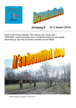 Jaargang 8 nr 3 maart 2014