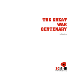 The greaT War cenTenary