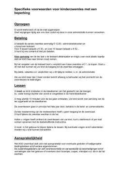 Download Algemene voorwaarden