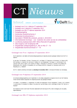 05. 25-09-2014 - TU Delft Studentenportal