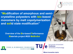 slides - Biobased Performance Materials