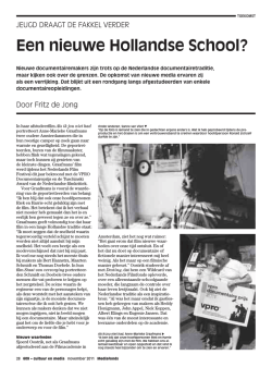 Een nieuwe Hollandse School? Jonge makers aan het