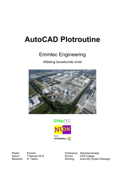 Eindverslag - TEC / CAD College