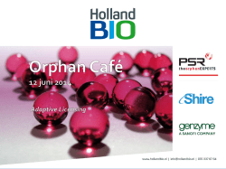 Adaptive Licensing Orphan Cafe 12 juni 2014