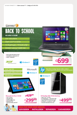 Back to school - Info Systems NV