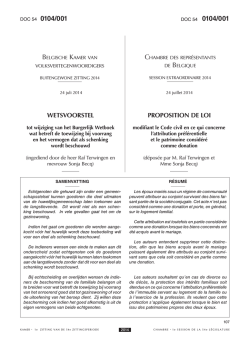 54K0104001 - La Chambre des repr&eacute;sentants de Belgique