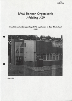 DVM Beheer Organisatie Afdeling AIV