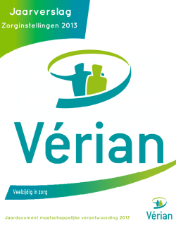 Jaarverantwoording V&eacute;rian 2013