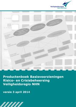 Productenboek risico- en crisisbeheersing