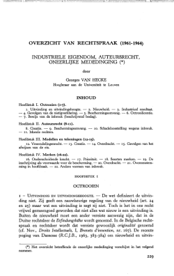 Industriele eigendom, auteursrecht, oneerlijke mededinging