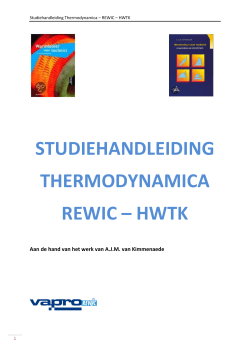 Studiehandleiding Thermodynamica