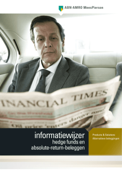 Informatiewijzer hedge funds en absolute-return-beleggen