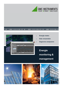 Energiemanagement brochure - GMC