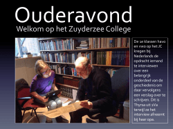 Welkom op het Zuyderzee College