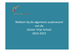 2014 - Zeister Vrije School