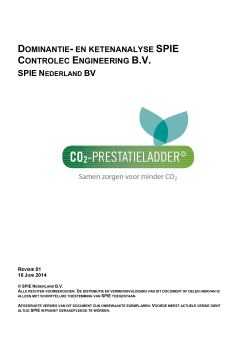 en ketenanalyse SPIE Controlec Engineering B.V.