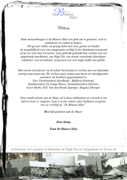 De B lauwe Sluis