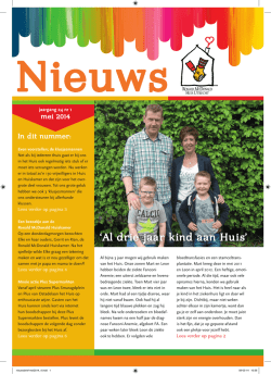 Lees hier de laatste nieuwsbrief