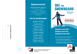 Folder ski- en snowboarddag