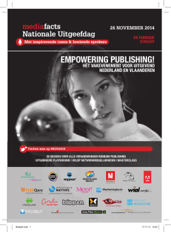 EMPOWERING PUBLISHING! - Mediafacts Uitgeverscongres