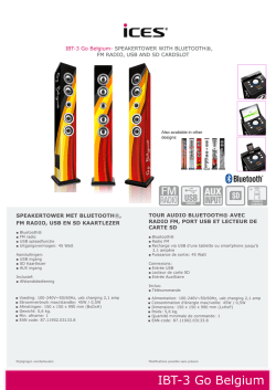 IBT-3 Go Belgium - Ices Electronics