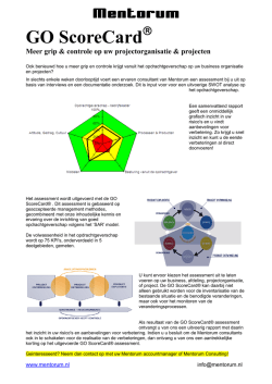 GO ScoreCard - Mentorum is
